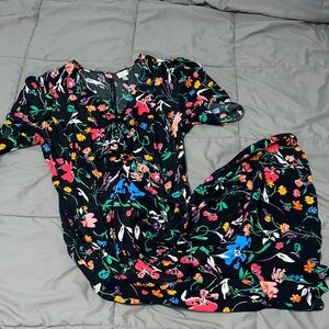 A New Day floral midi dress